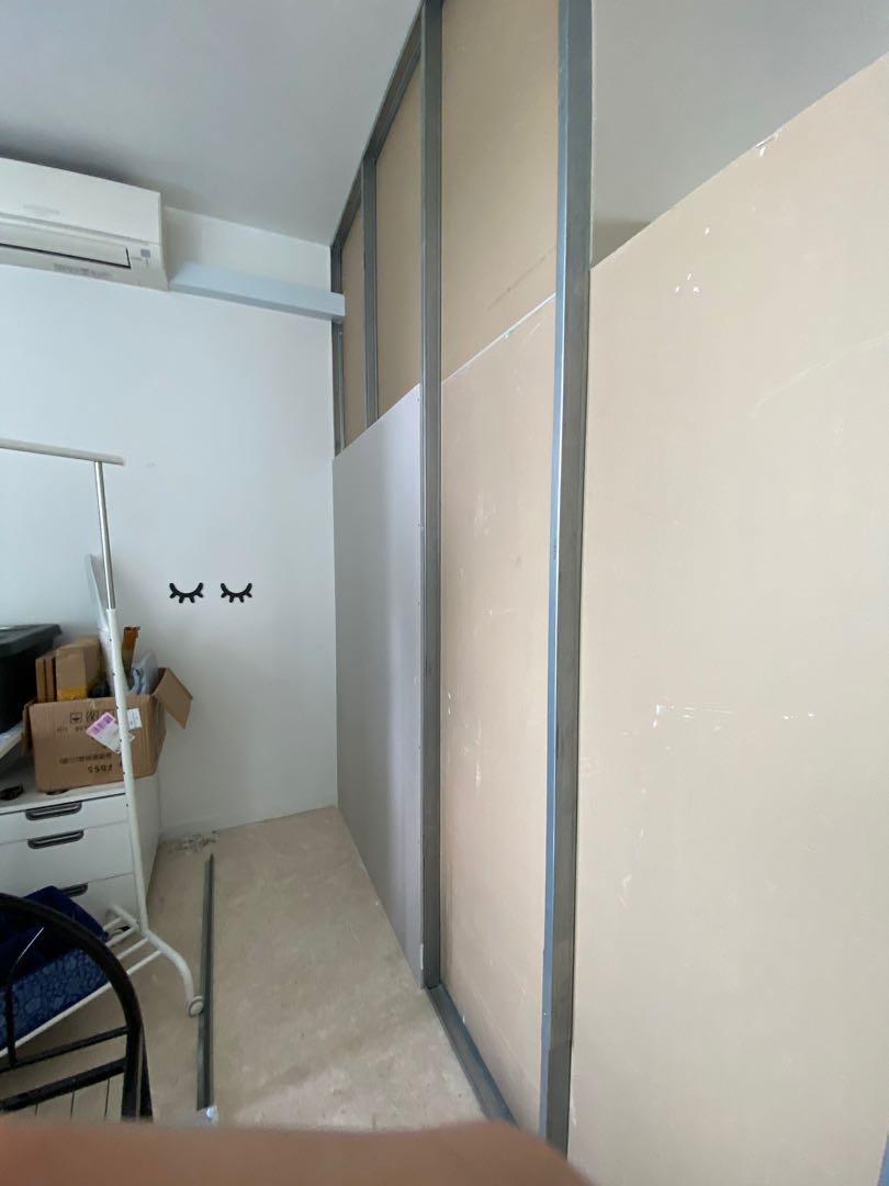 Partition Dry Wall Services And Touch Up Box Up Home Services Renovations On Carousell