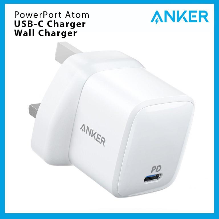 Pd Anker 30w Powerport Atom Pd 1 Usb C Charger Sg Plug Mobile Phones Tablets Mobile Tablet Accessories Power Banks Chargers On Carousell