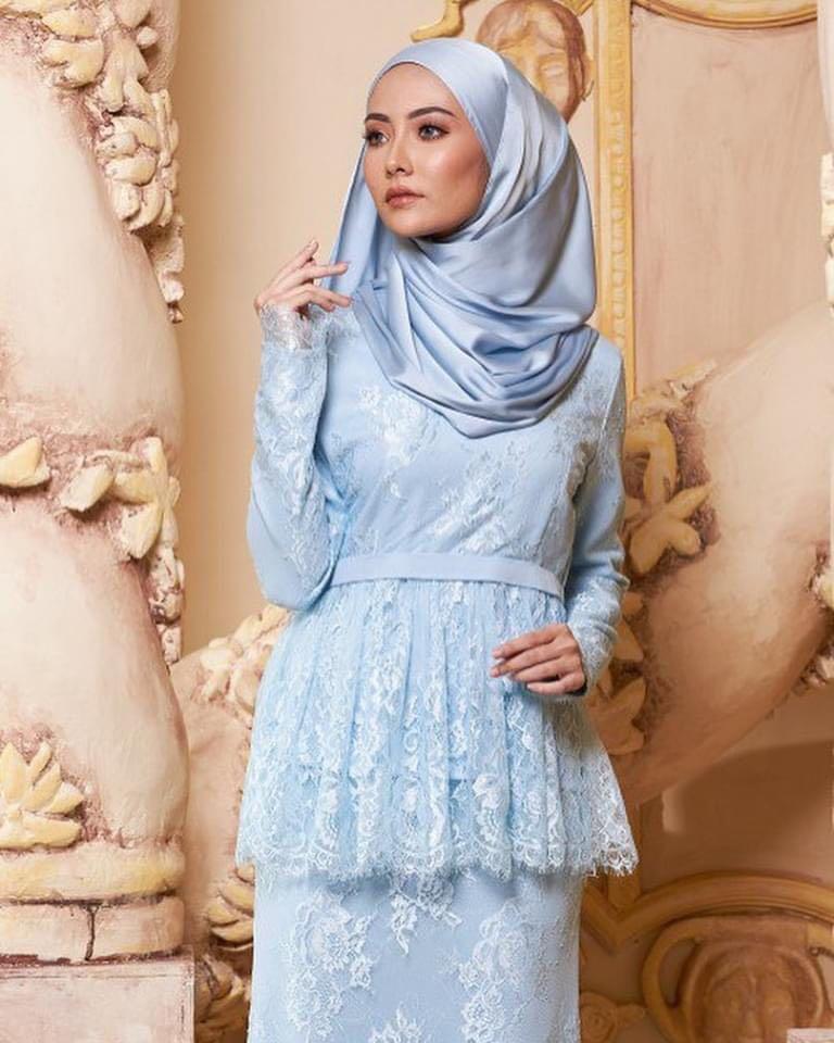 Blue peplum cheap