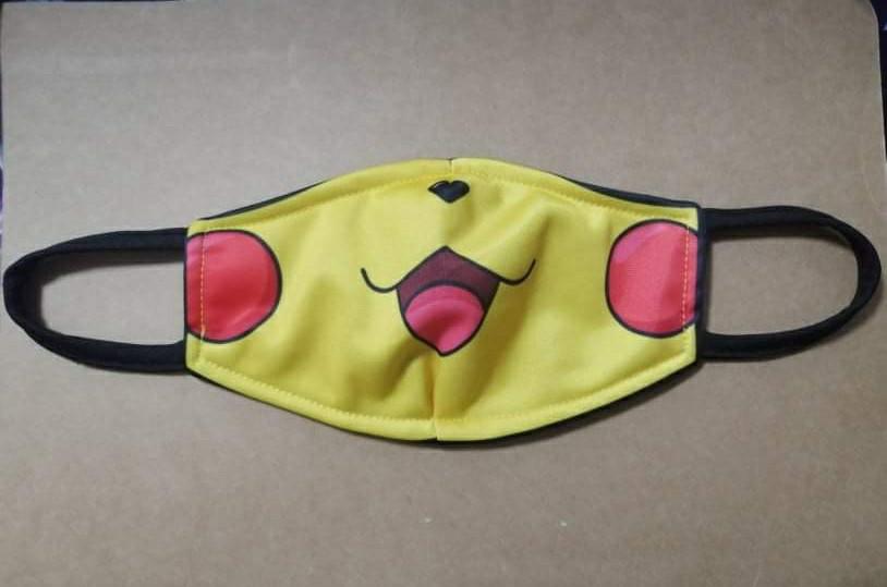 Pikachu Face Mask Beauty Personal Care Face Face Care On Carousell