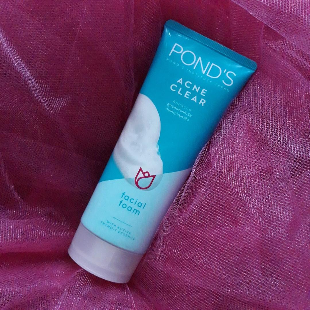 ponds acne clear foam