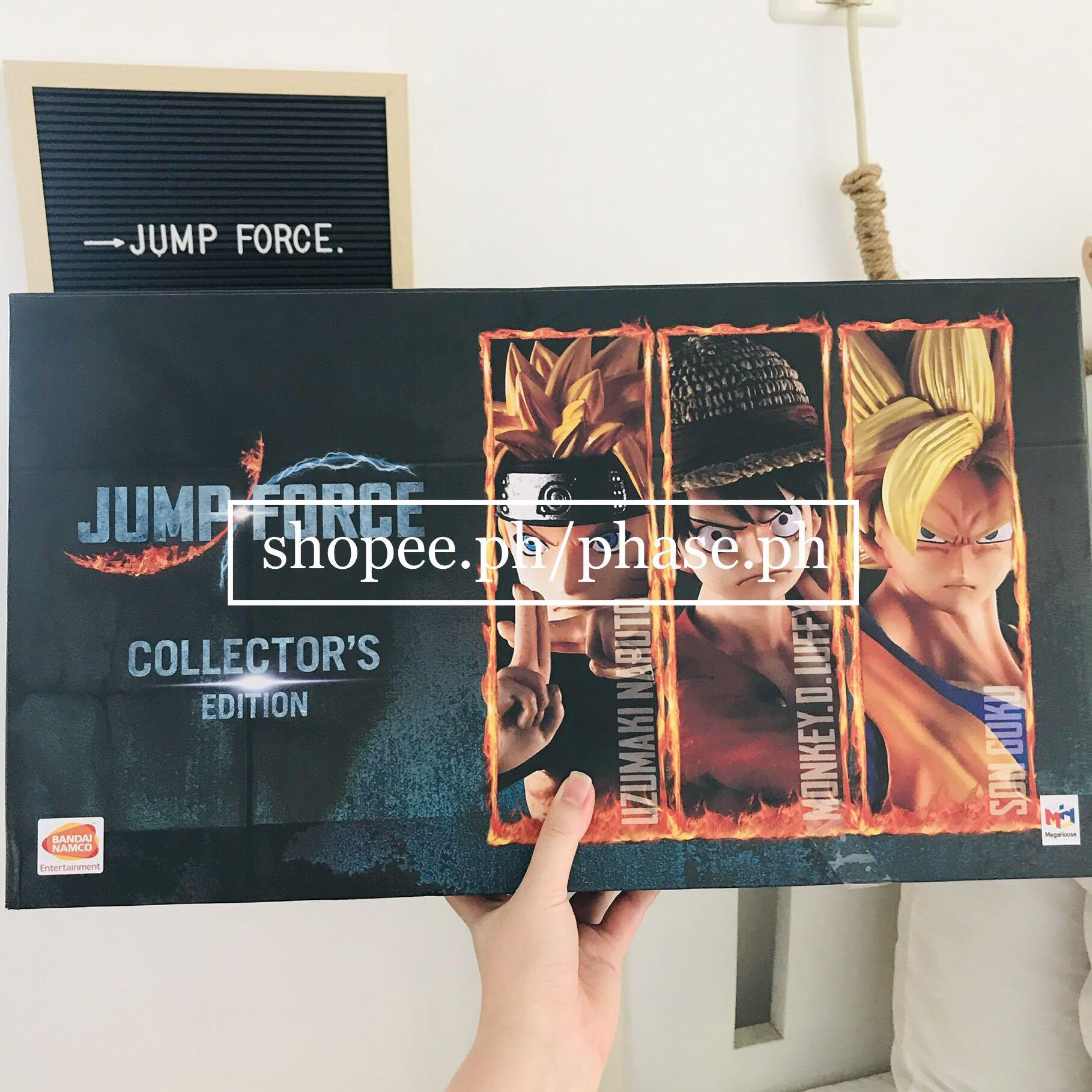 Last Price Ps4 Jump Force Collector S Edition With Freebie Video Gaming Video Games Playstation On Carousell Last Price Ps4 Jump Force Collector S Edition With Freebie Video Gaming Video Games Playstation On Carousell