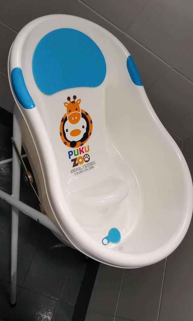 Puku Baby Bath Tub With Stand Babies Kids Cots Cribs On Carousell