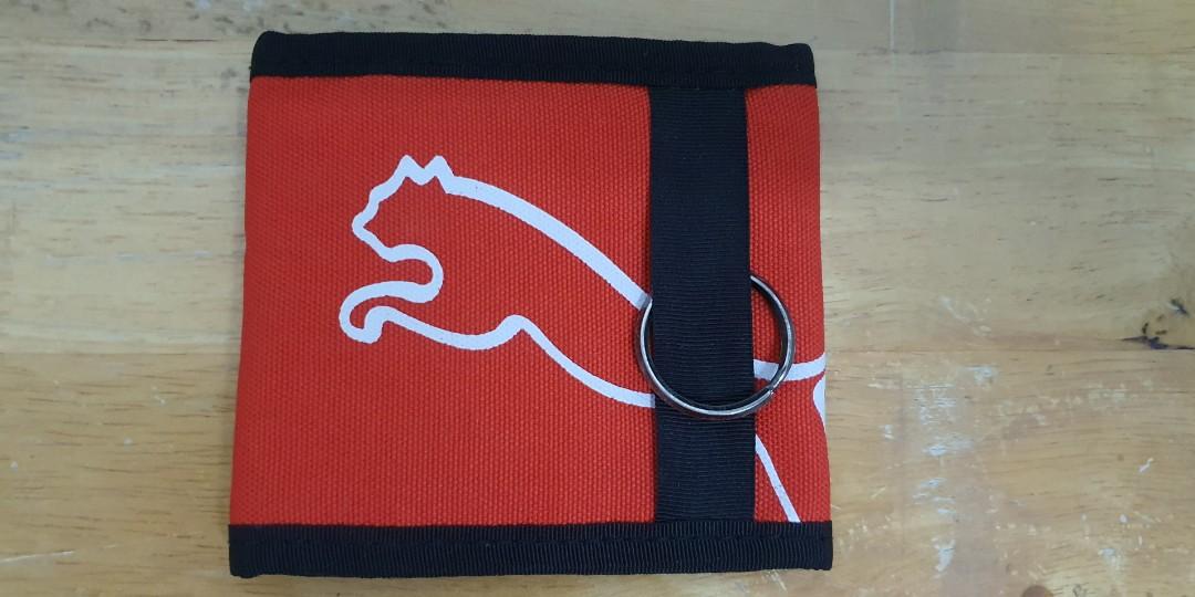 puma wallets orange