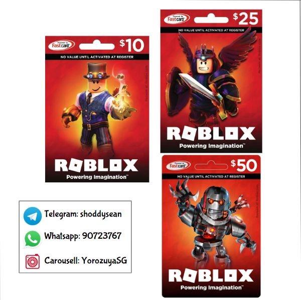 Roblox Prepaid Game Card Entertainment Gift Cards Vouchers On