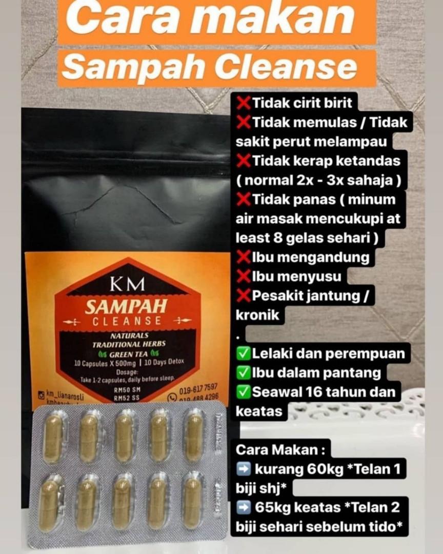 Sampah Cleanse Health Nutrition Health Supplements Health Food Drinks Tonics On Carousell
