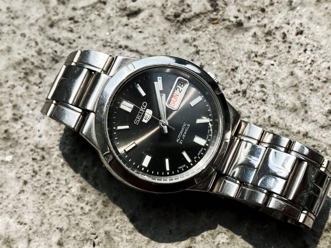 Seiko 5 Japan Domestic Market JDM Fesyen Pria Jam Tangan di