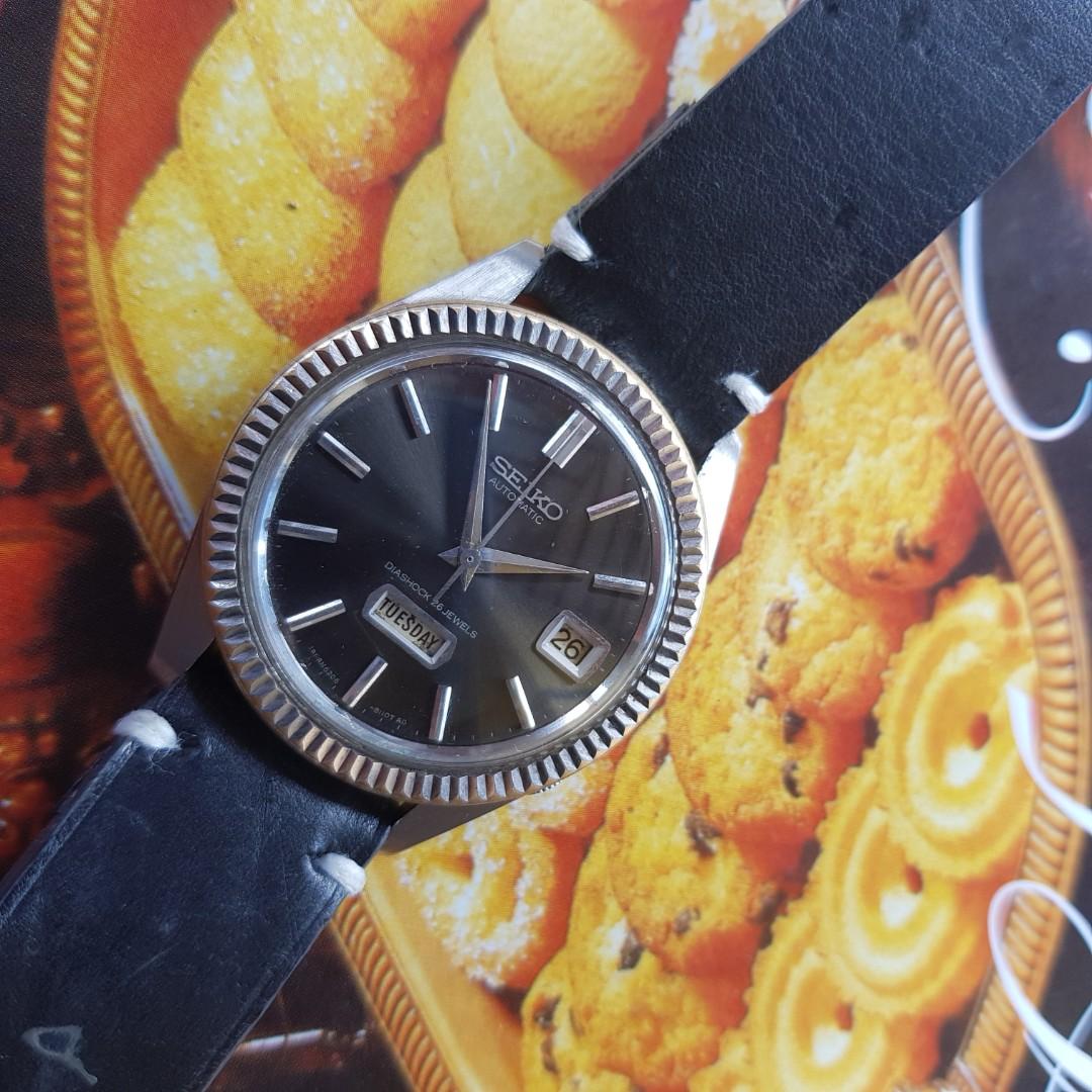 Seiko Weekdater 6206 8110 Vintage Watch Rare, Barang Mewah, Jam Tangan di  Carousell