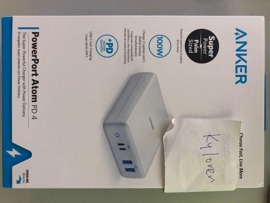 Sg Plug Anker Powerport Atom Pd 4 Port Power Delivery Electronics Others On Carousell