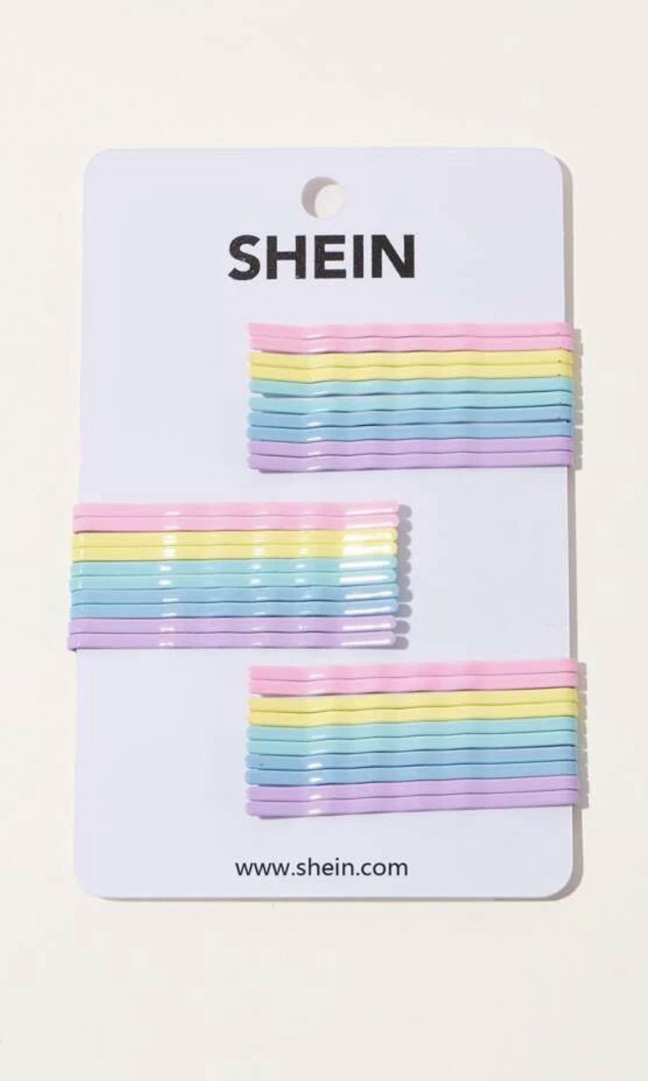 Shein Pastel Rainbow Hair Pins Women S Fashion Accessories Hair Accessories On Carousell You can also choose from 12colors, 6colors purple pastel. shein pastel rainbow hair pins women s