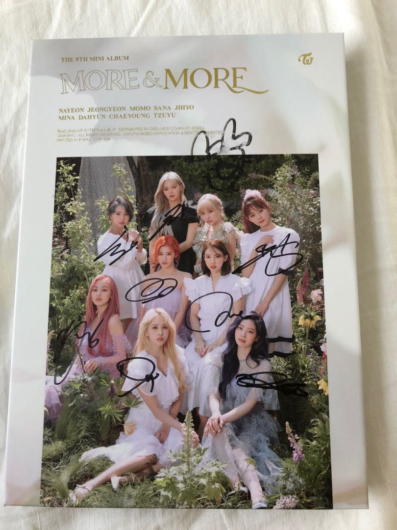 SIGNED TWICE MORE AND MORE ALBUM, Hobbies & Toys, Memorabilia