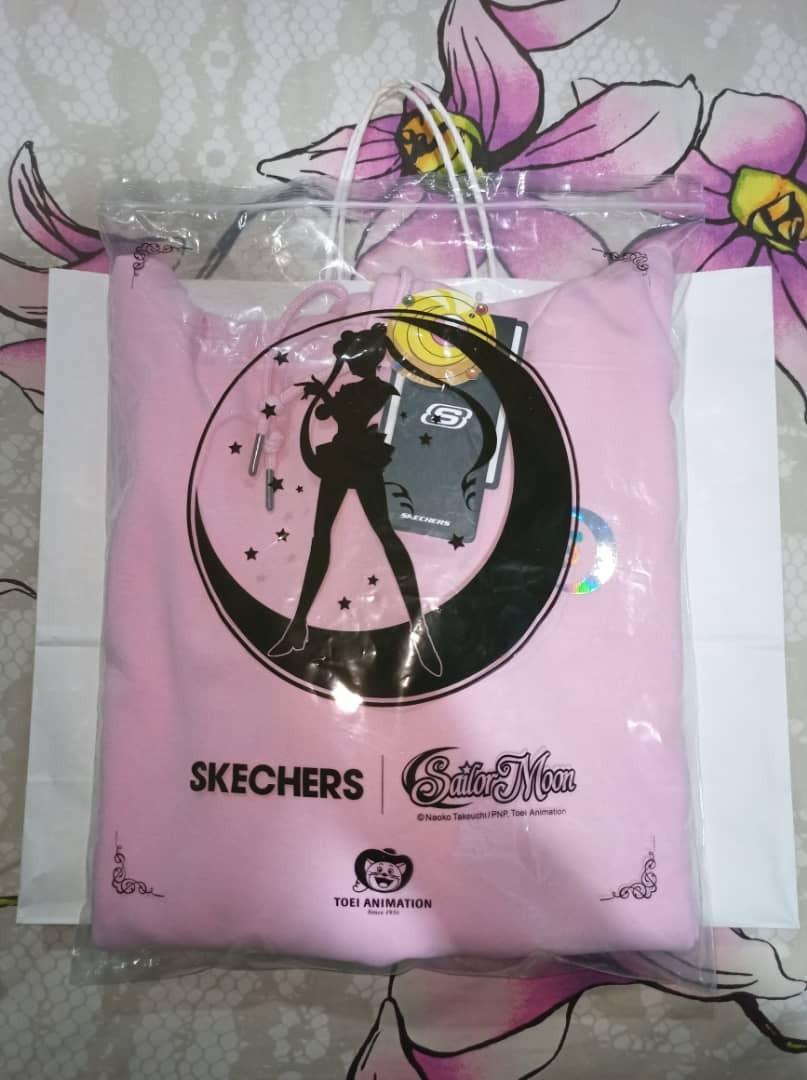 Skechers X Sailor Moon Hoodie Xxl Women S Fashion Clothes Outerwear On Carousell