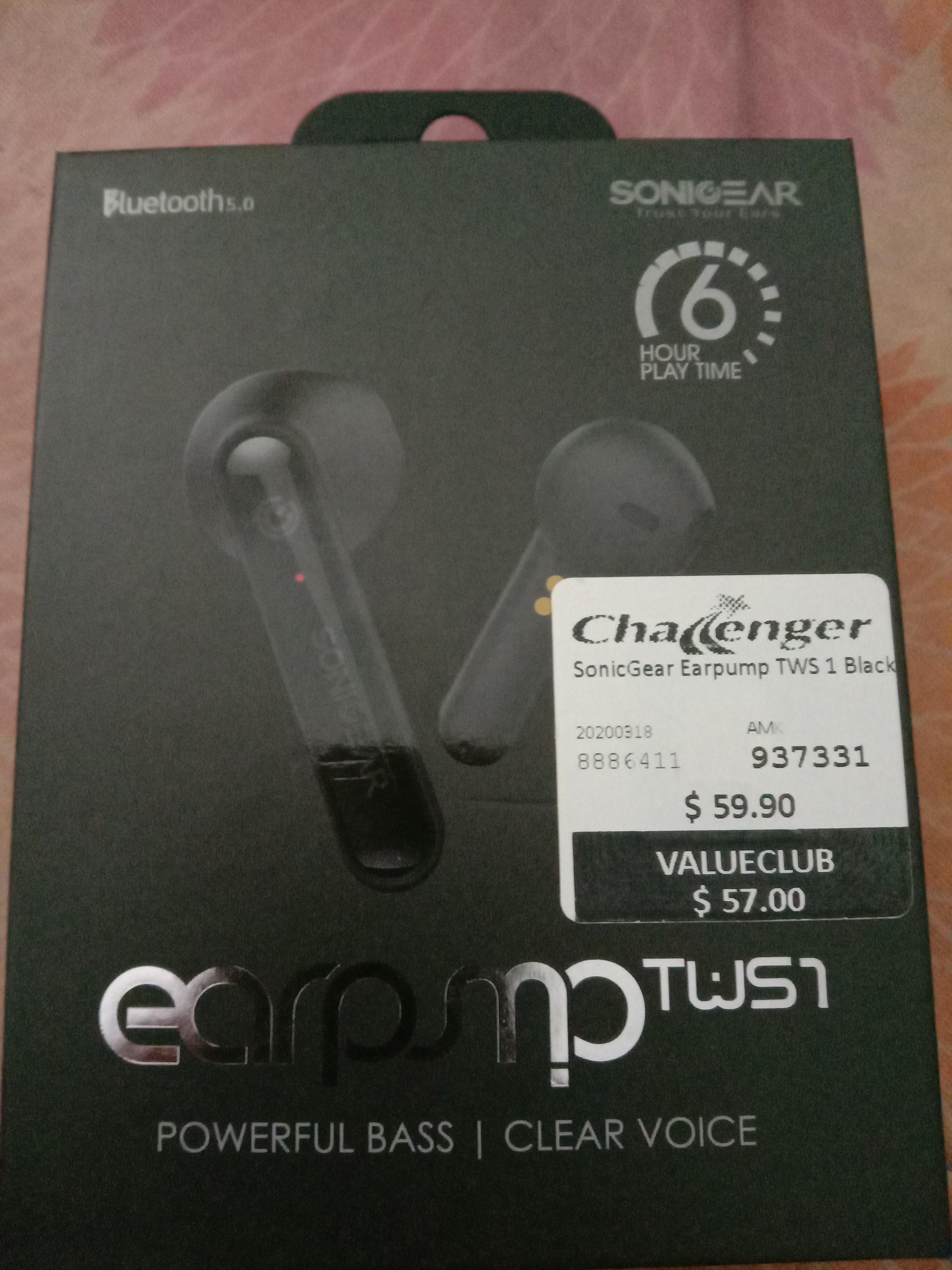 Sonicgear earpump top tws 1 review