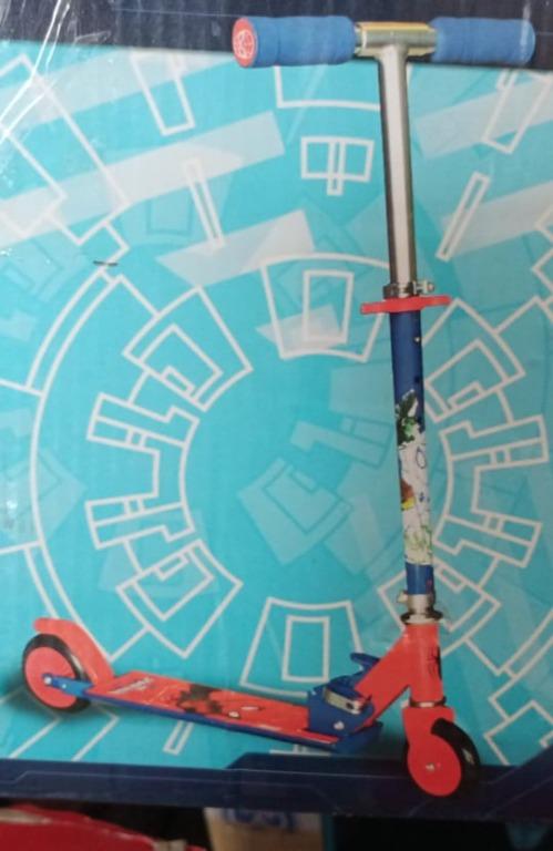 spider man 2 wheel scooter