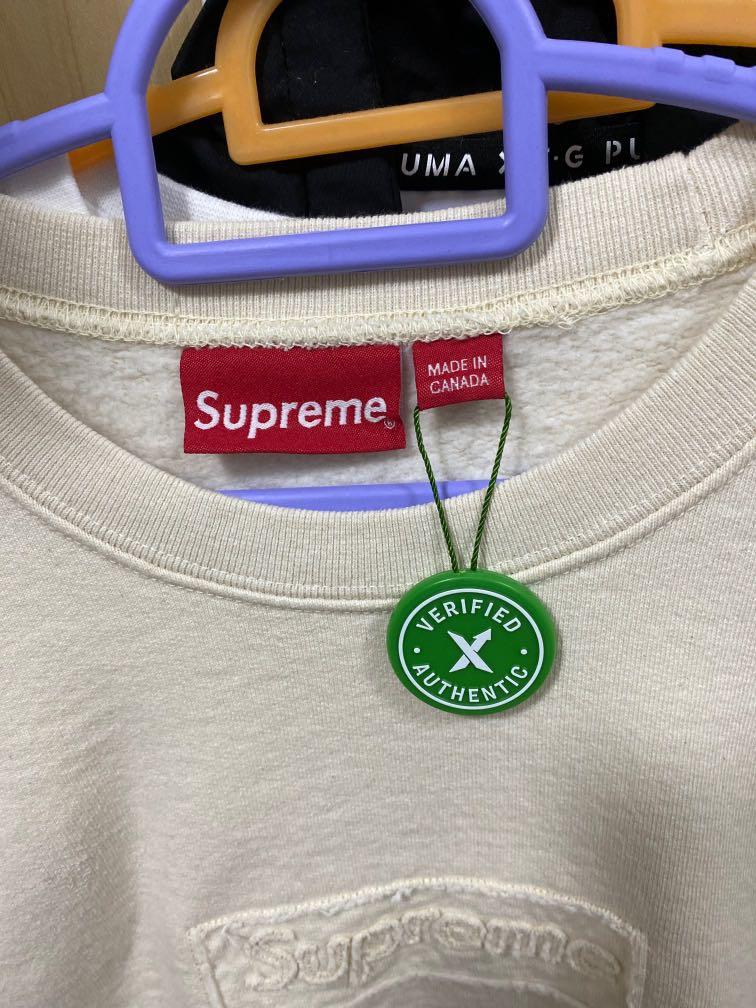 Supreme cutout logo crewneck, Men's Fashion, Tops & Sets, Tshirts ...