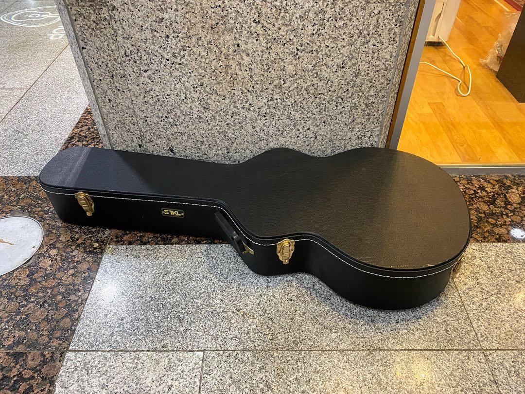 Full Size Acoustic Guitar Hard Case - Tlk Hard Case For Grand Auditorium Size Acoustic Guitar Music Media Music Accessories On Carousell