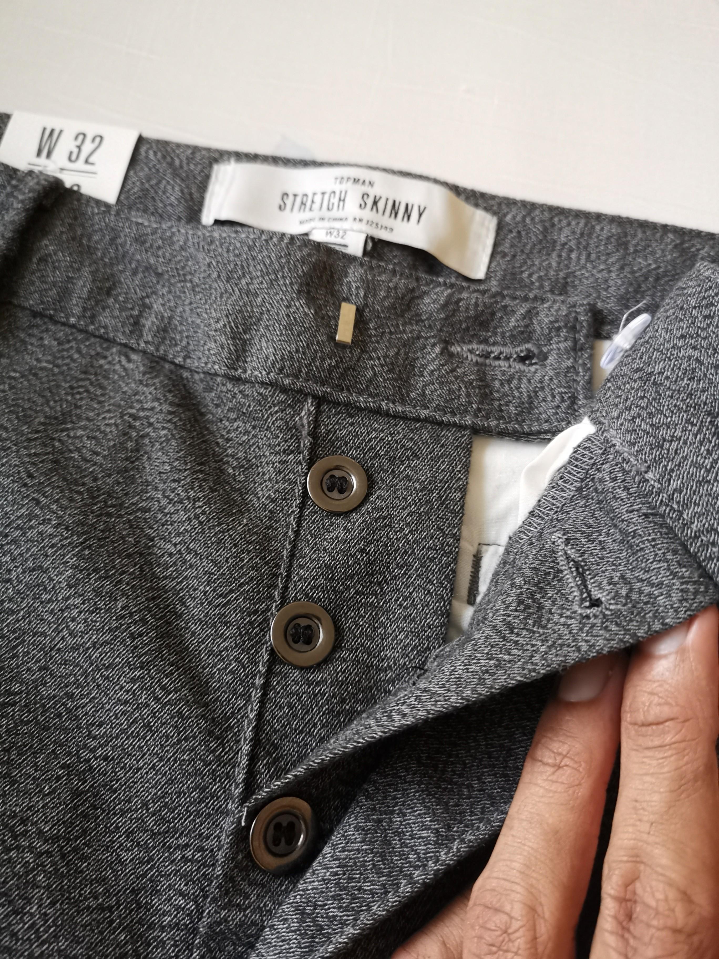 Topman skinny 2025 stretch trousers