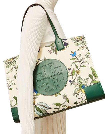 tory burch ella printed tote