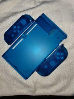 Trans blue nintendo switch housing