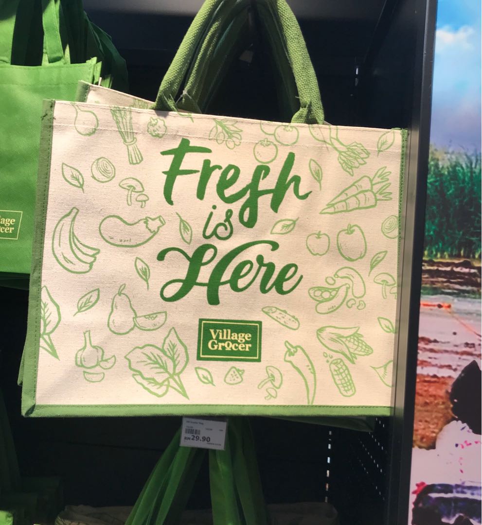 Village Grocer Grocery Bag