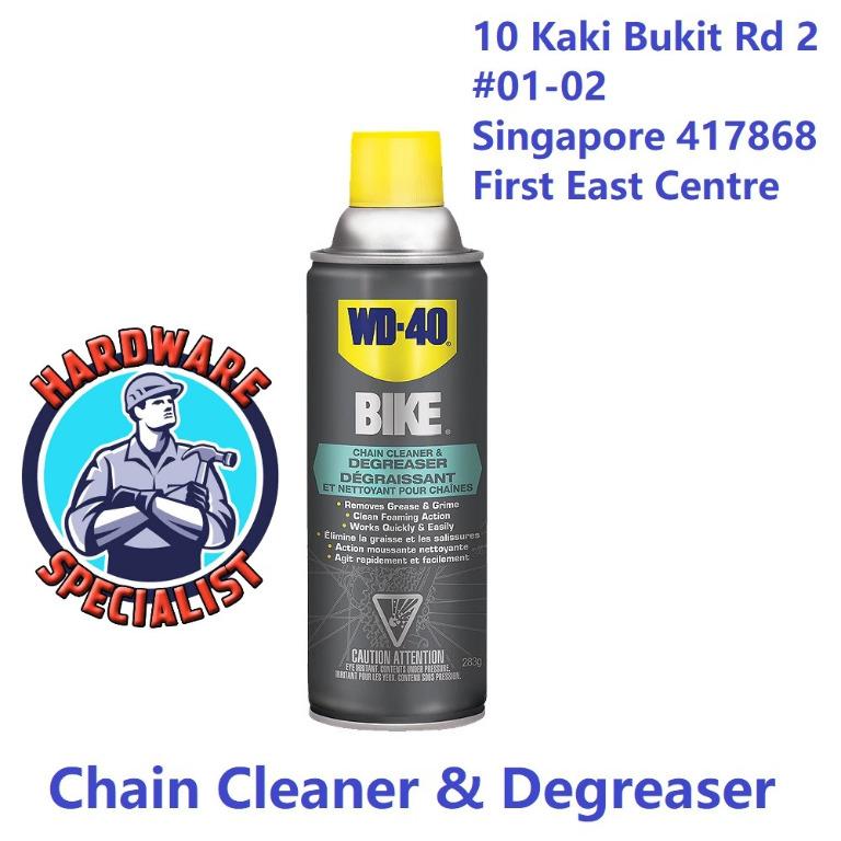 wd40 as chain degreaser