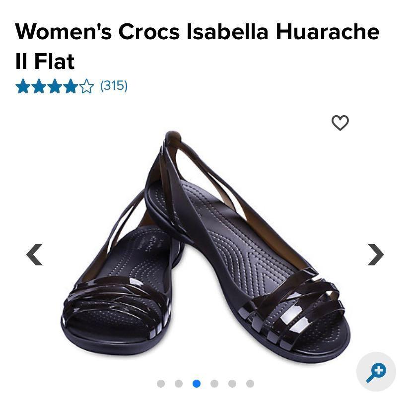 Women's Crocs Isabella Huarache II Flat, Women's Fashion, Footwear,  Flipflops and Slides on Carousell