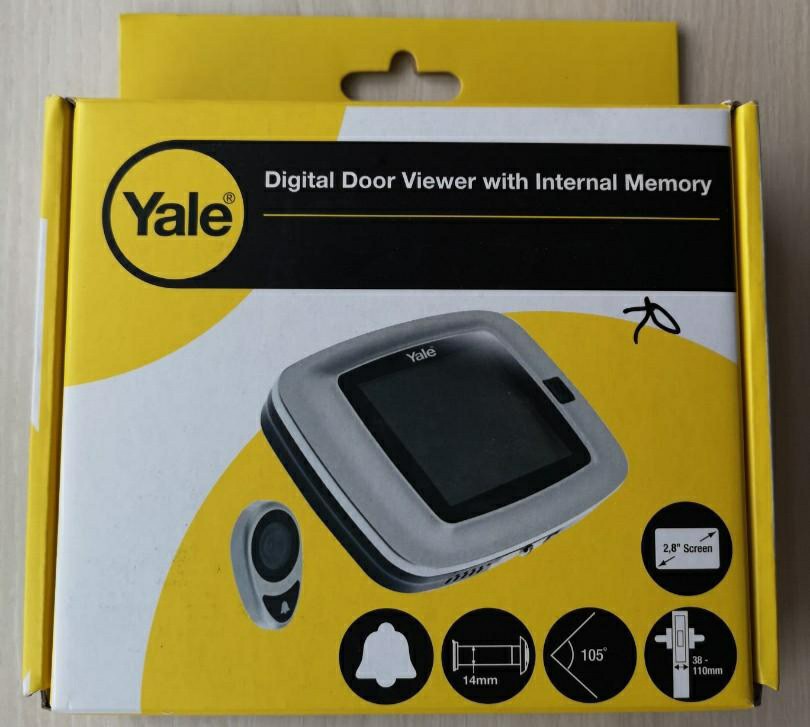 Yale Digital Door Viewer DDV1, Furniture & Home Living, Security & Locks, Peephole Viewers