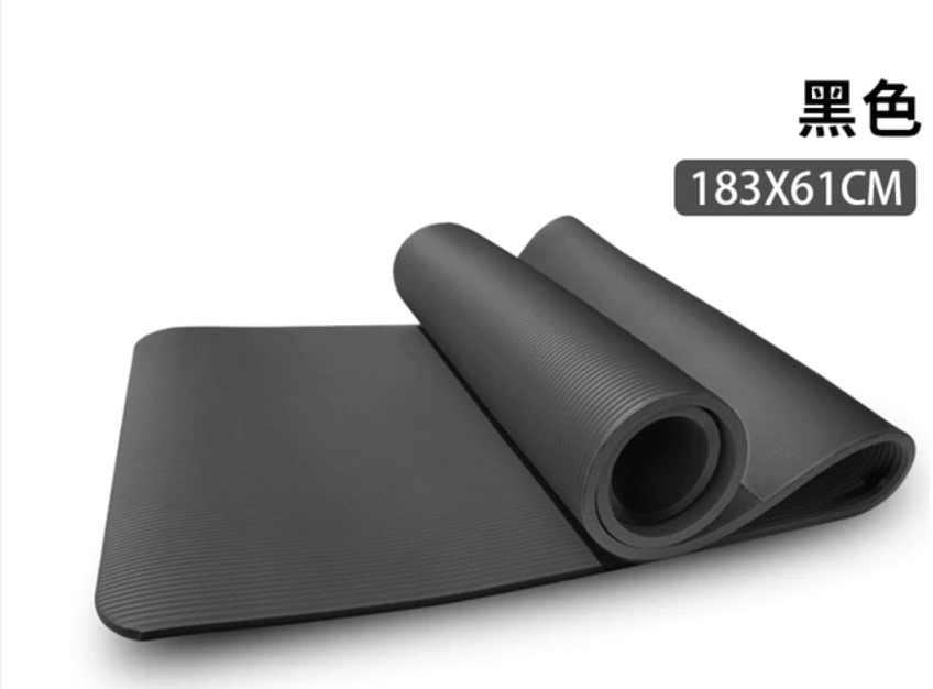 Instock Yoga Mat Thickness 10mm [1.8m x 0.6m], Sports Equipment