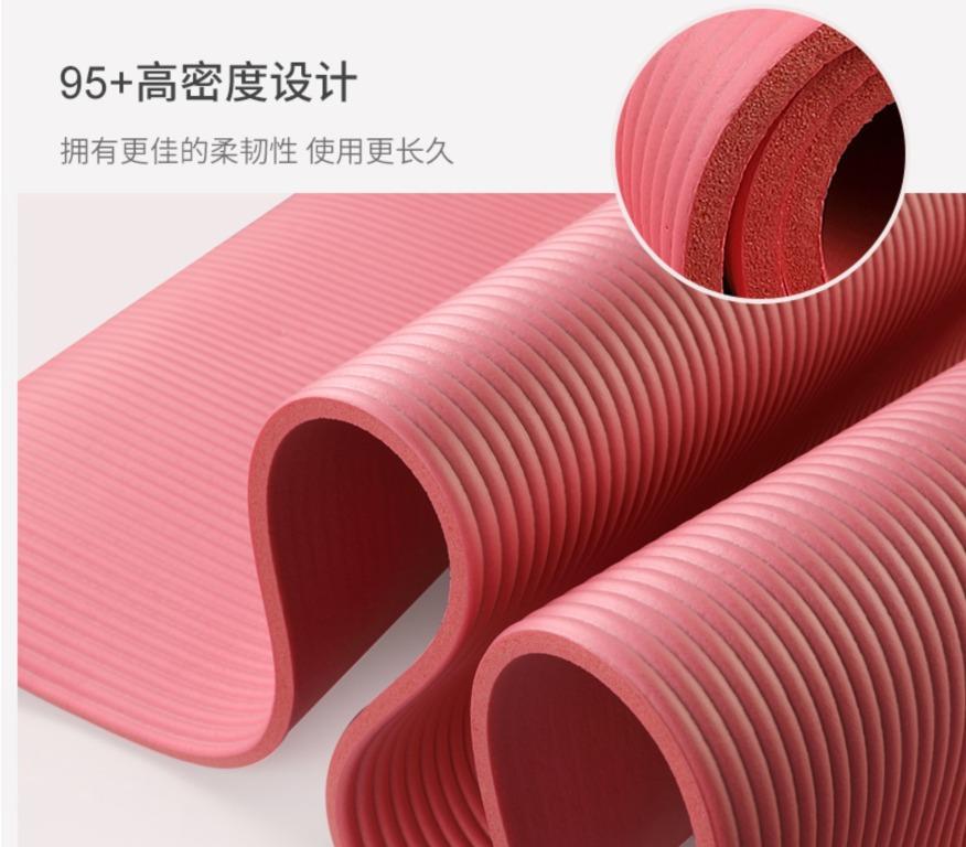 Instock Yoga Mat Thickness 10mm [1.8m x 0.6m], Sports Equipment