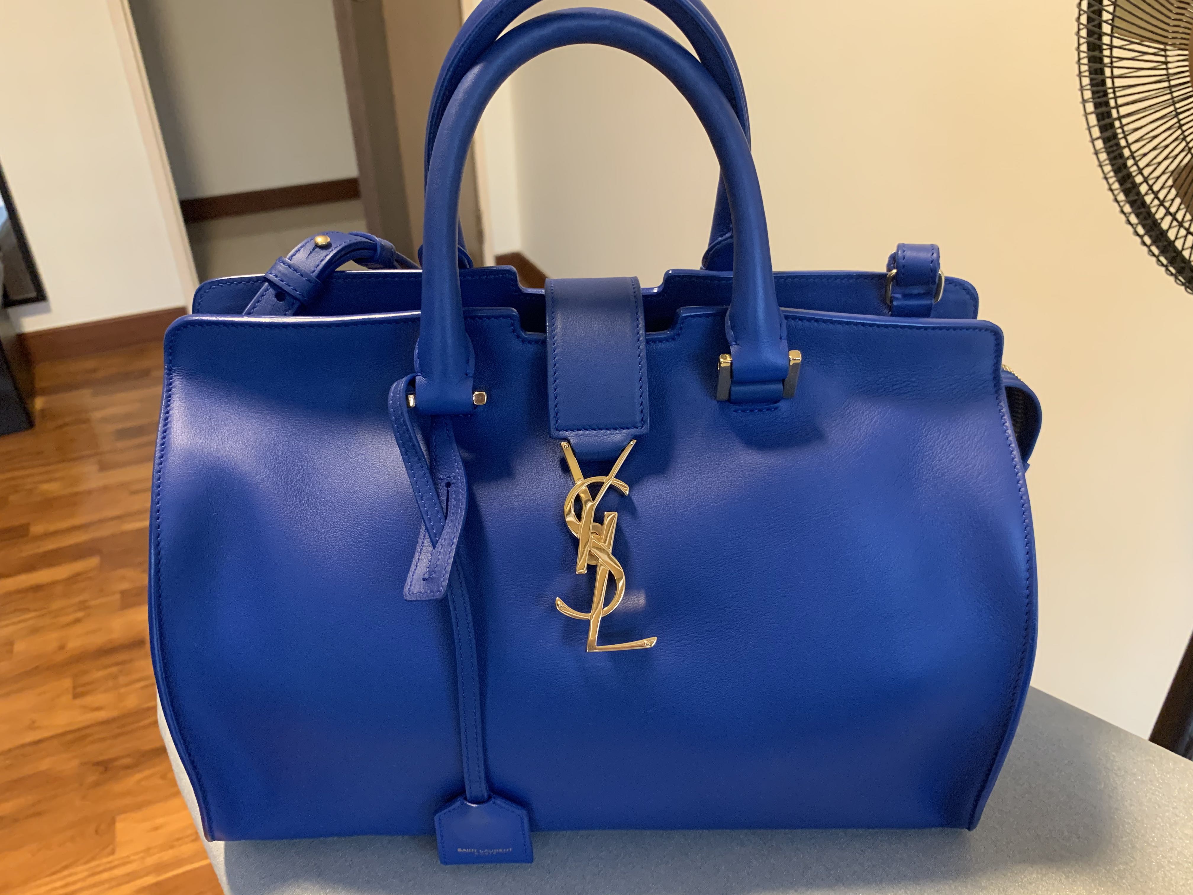 Ysl Blue Handbag 2024 www.alhudapk