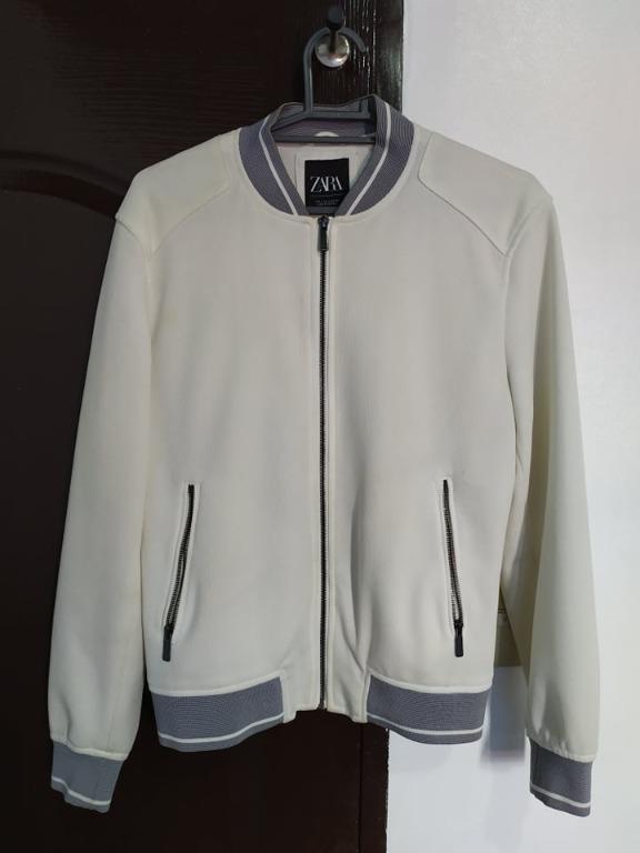 zara white jacket men