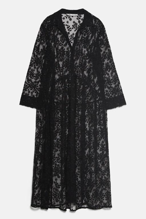 Zara Semi Sheer Camisole Dress, Women's Fashion, Tops, Sleeveless on  Carousell
