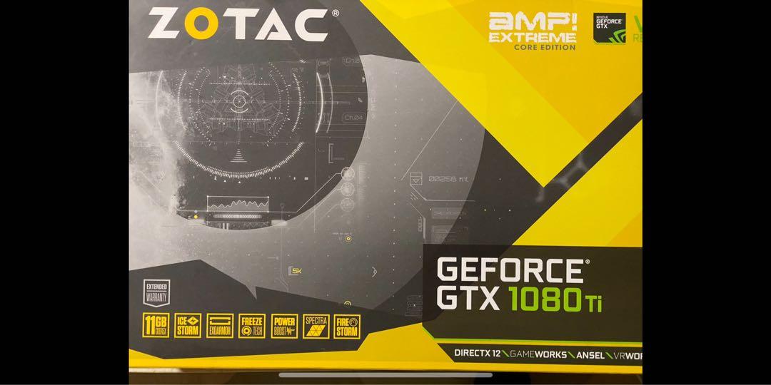 Zotac Geforce Gtx 1080ti Amp Extreme Core Edition Electronics Computer Parts Accessories On Carousell