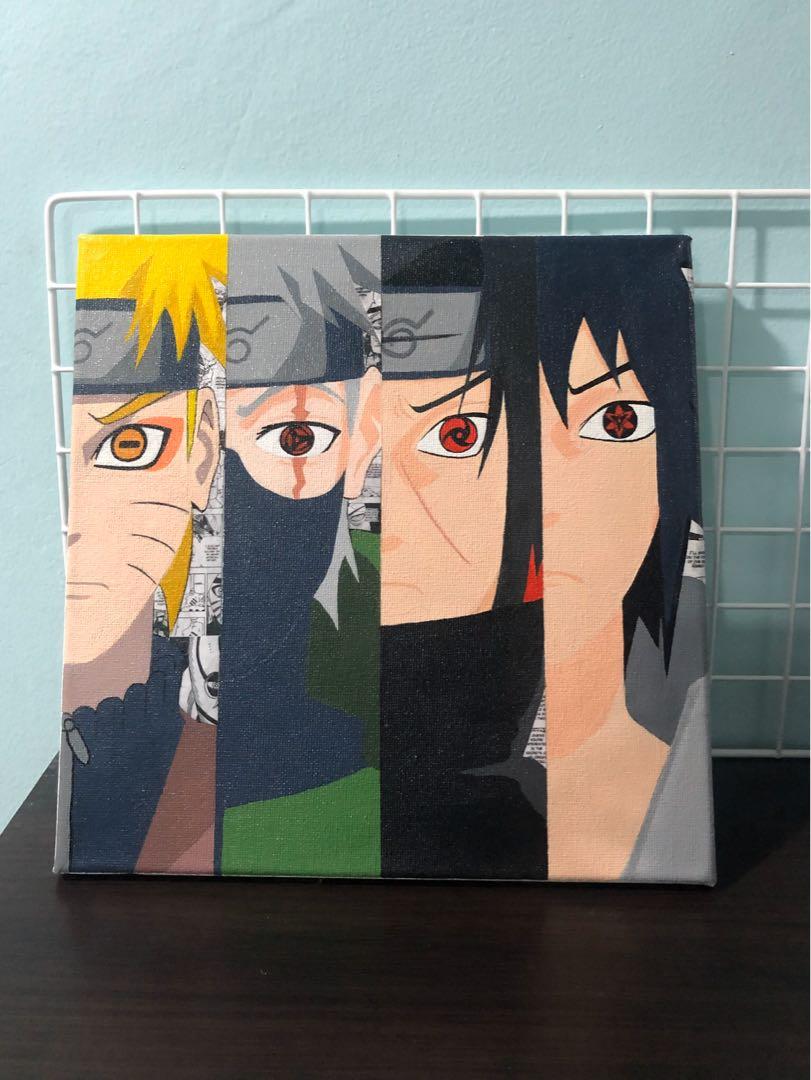 100 Hand Painted Naruto Acrylic Painting Design Craft Artwork On Carousell See more ideas about glass painting, anime canvas, anime crafts. hand painted naruto acrylic painting