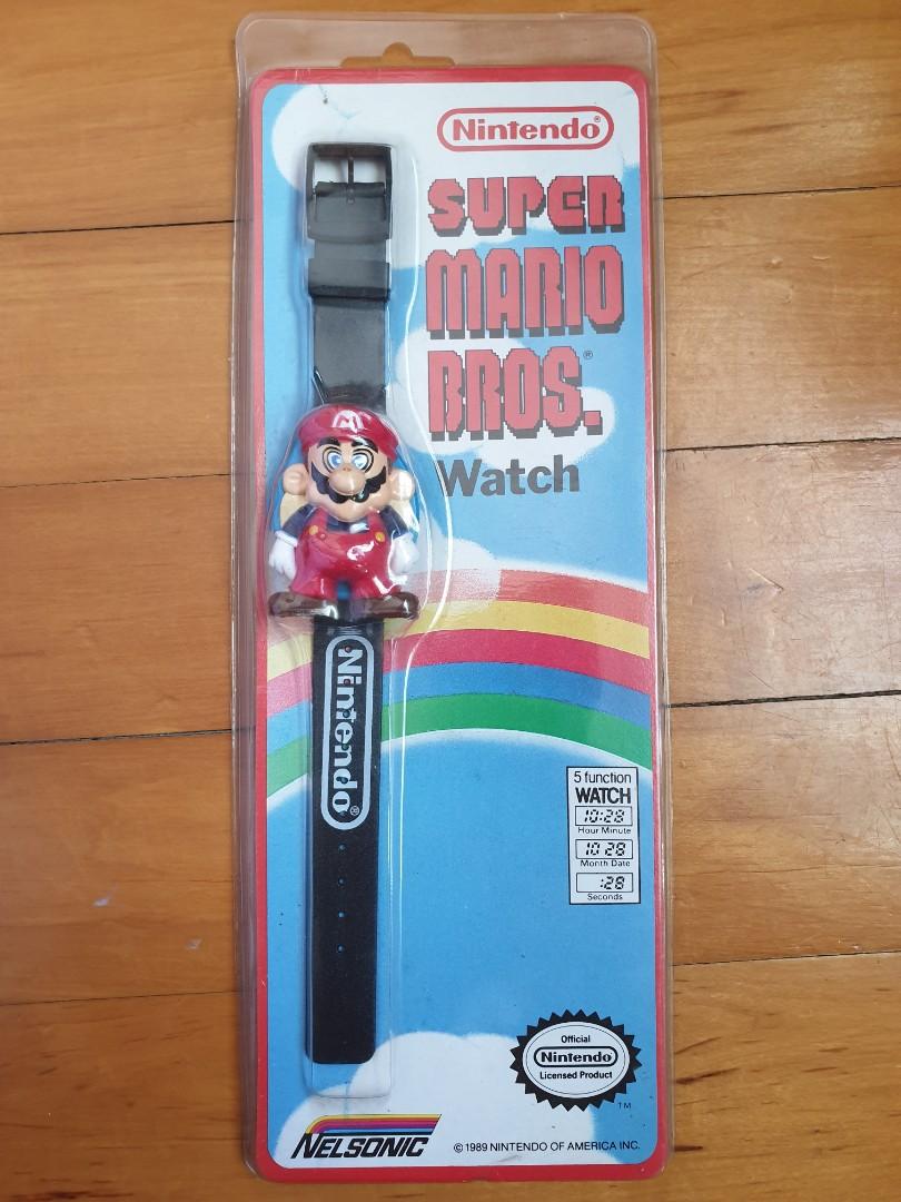 1989 Vintage Nintendo Super Mario Bros. Watch, Hobbies & Toys