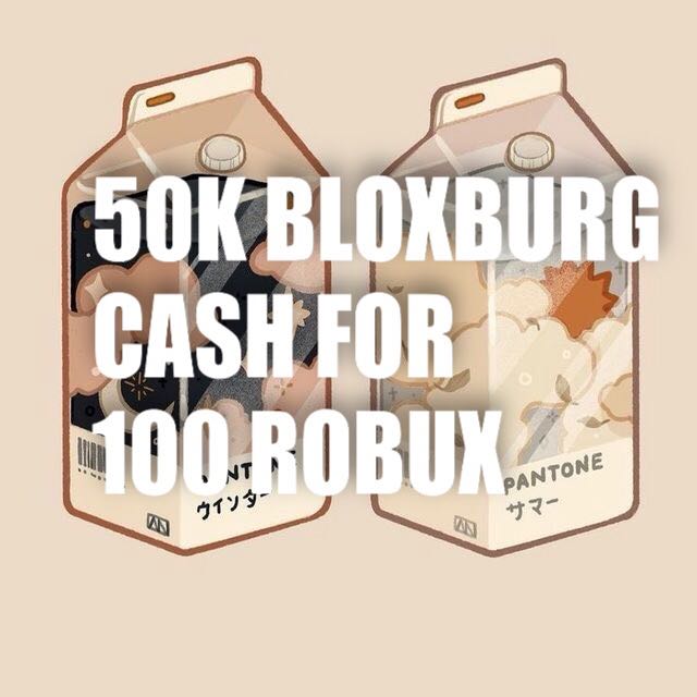 50k Bbc For 100 Robux Video Gaming Others On Carousell - 50k robux image