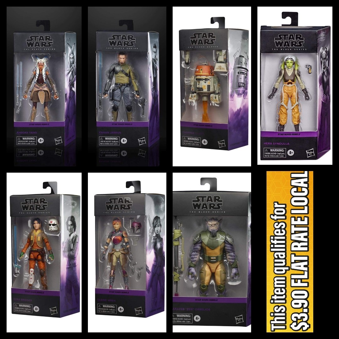 6 Inch Hasbro Stat Wars The Black Series Zeb Orrelios Sabine Wren C1 10p Chopper Kanan Jarrus Ezra Bridger Ahsoka Tano Hera Syndulla Toys Games Bricks Figurines On Carousell