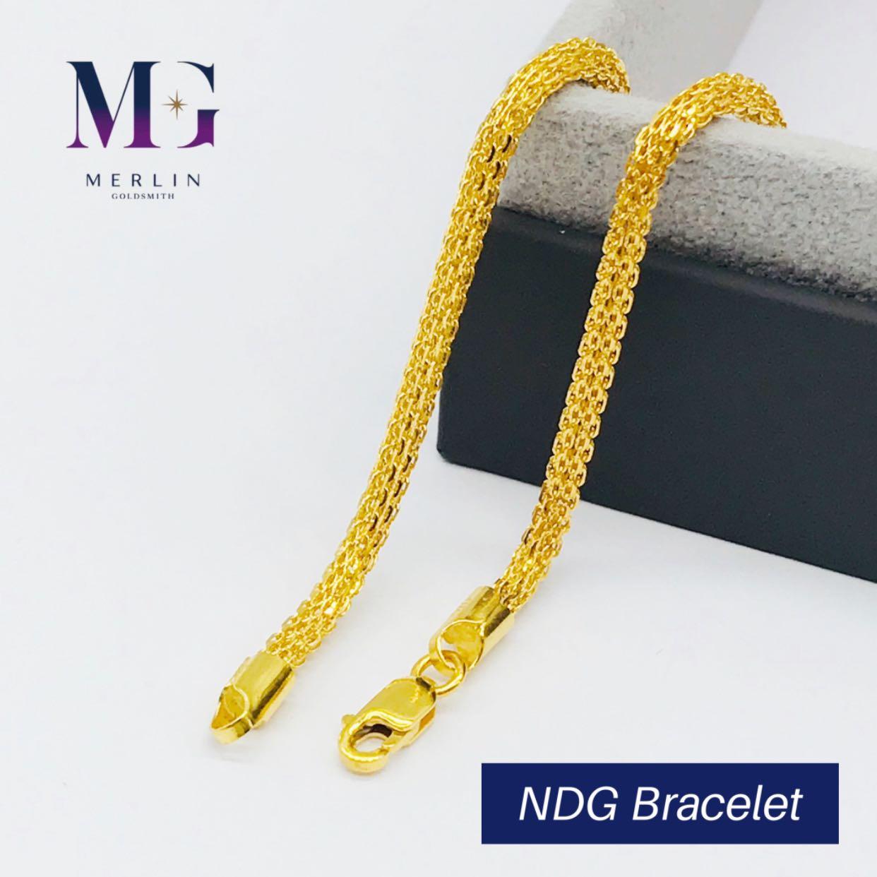 Sold 916 Gold Ndg Bracelet Ladies Bracelet 17 2cm Luxury Accessories On Carousell