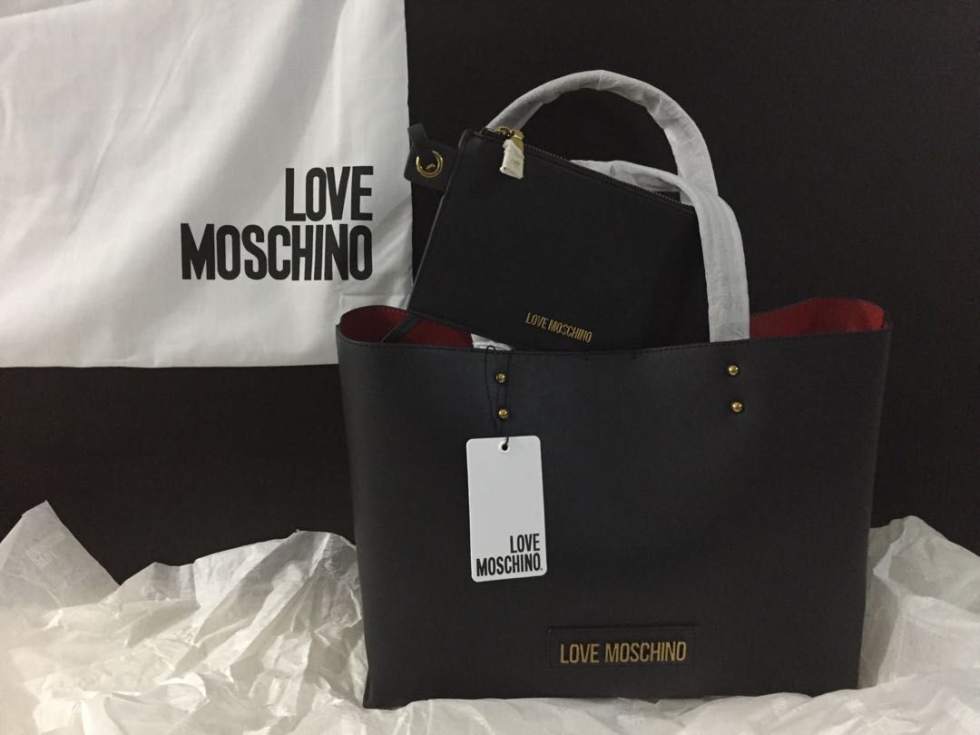 love moschino tote bags sale