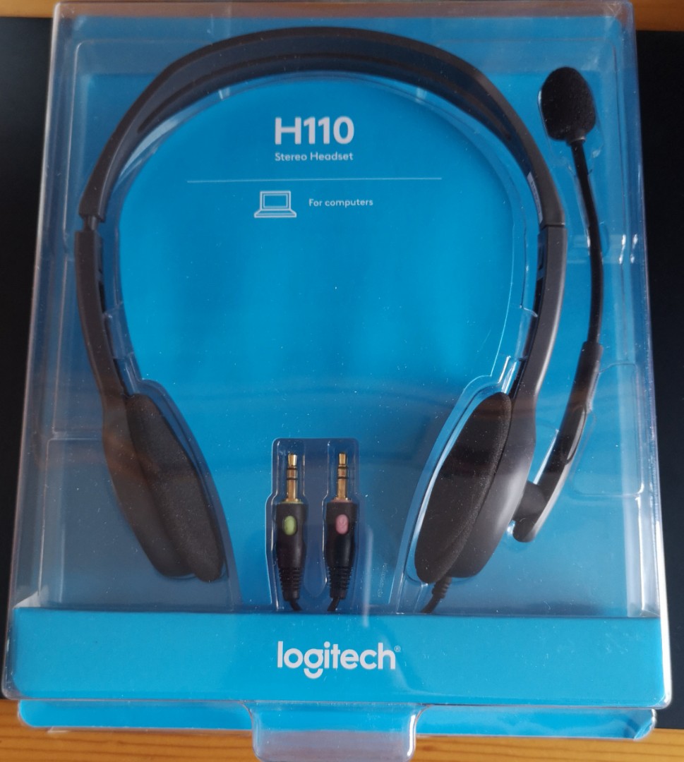 耳機連咪Logitech H110 stereo headset, 音響器材, 頭戴式/罩耳式耳機 