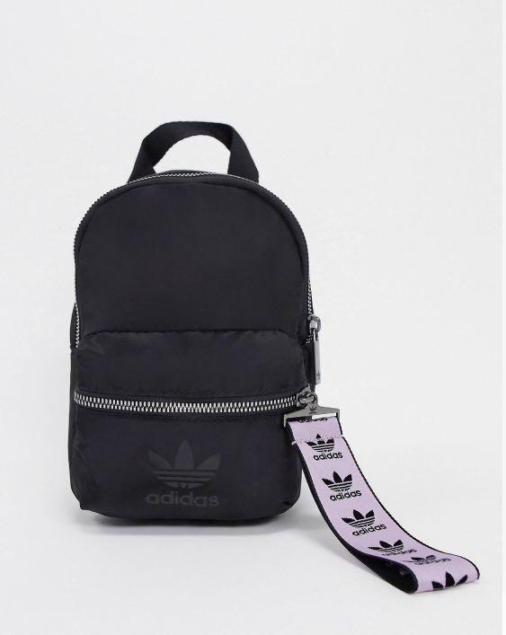 adidas mini backpack lilac