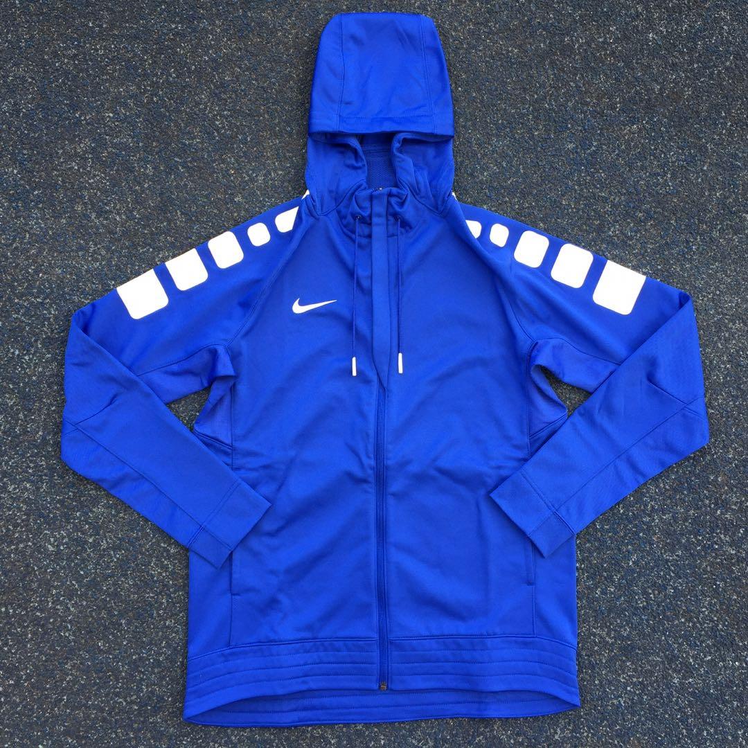 blue nike elite hoodie