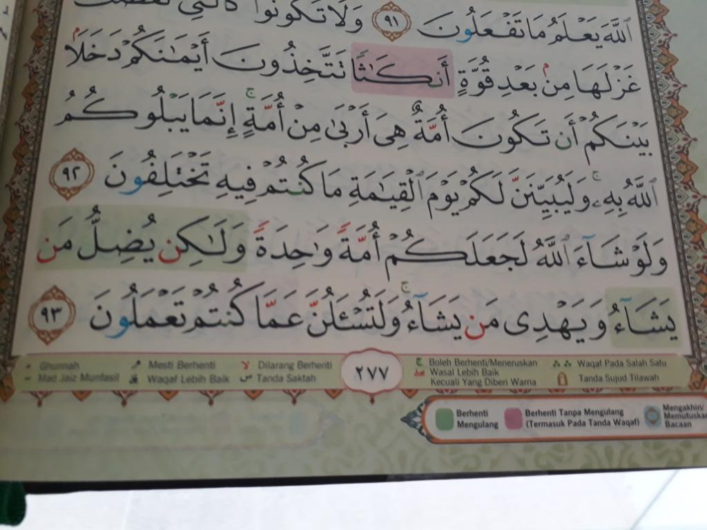 Al Quran Muka Surat 66 Wakaf Ibtida