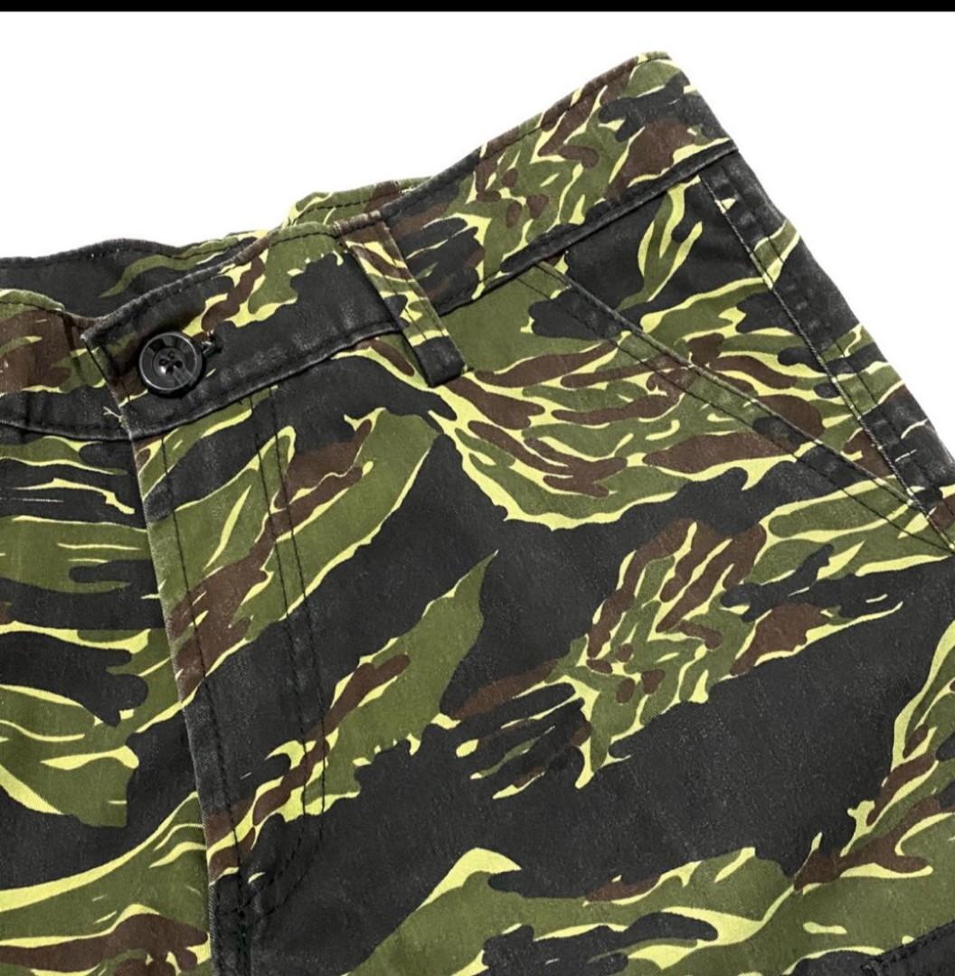 Cargo Pants Tiger Camo Green, Fesyen 