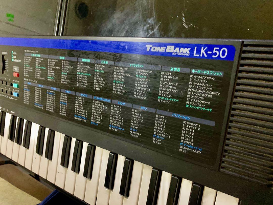 Casio tone bank LK50, Hobbies & Toys, Music & Media, Musical