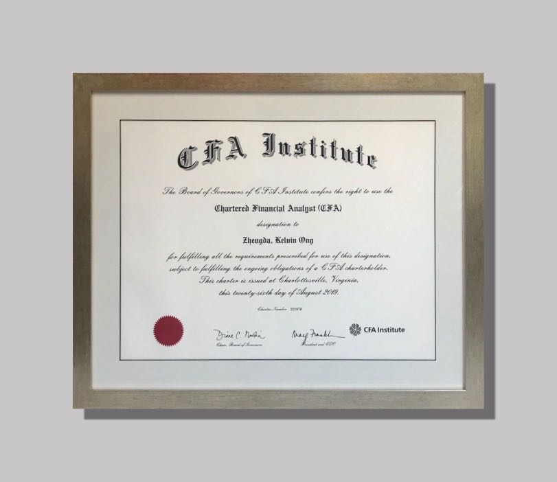 Certificate framing service, Furniture & Home Living, Home Decor