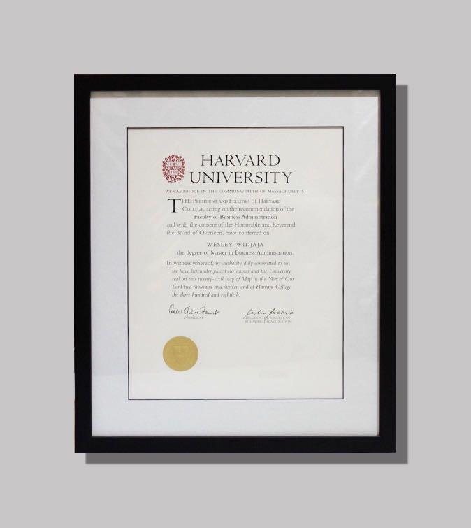 Certificate framing service, Furniture & Home Living, Home Decor