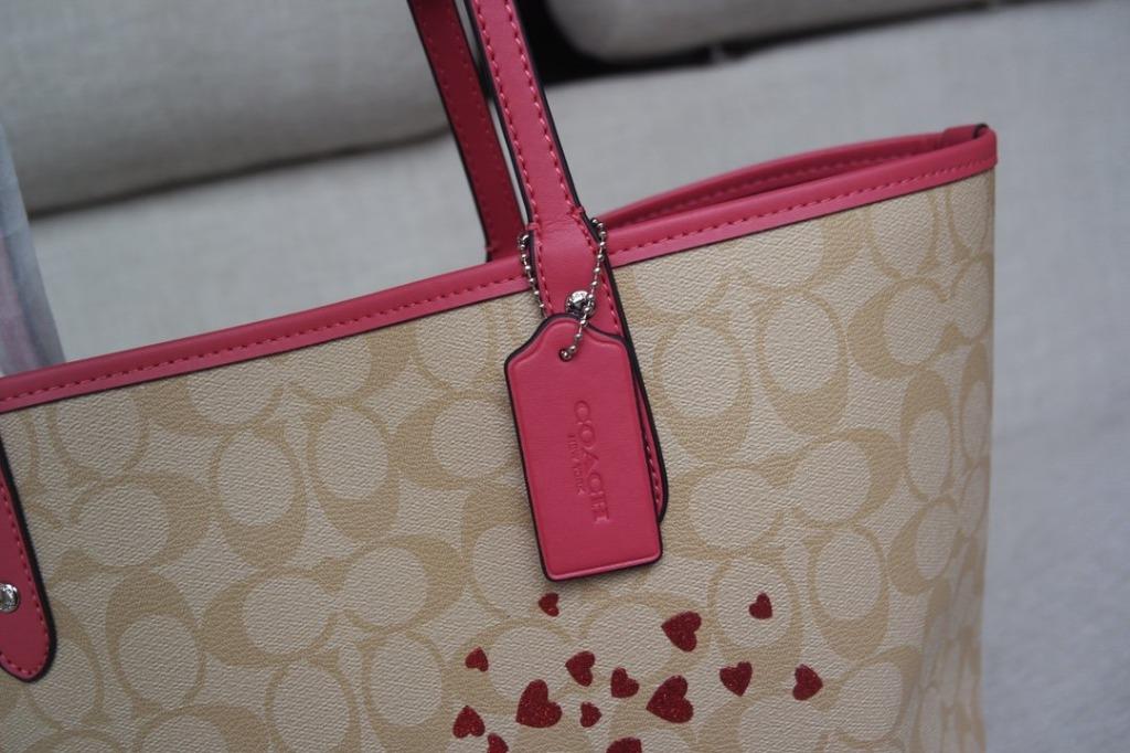 Coach double sided tote bag discount