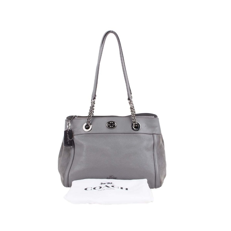 coach turnlock edie gunmetal
