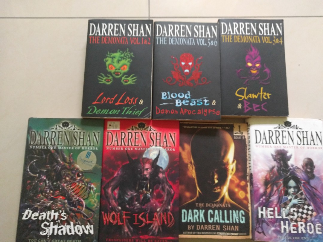 Darren Shan Demonata Full Series For Sale Books Stationery Books On Carousell